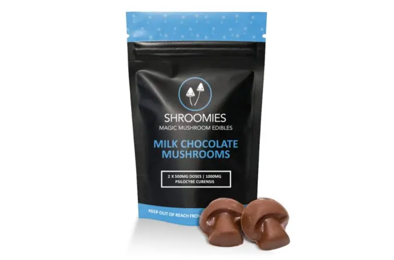Mushroom chocolate bar in Canada