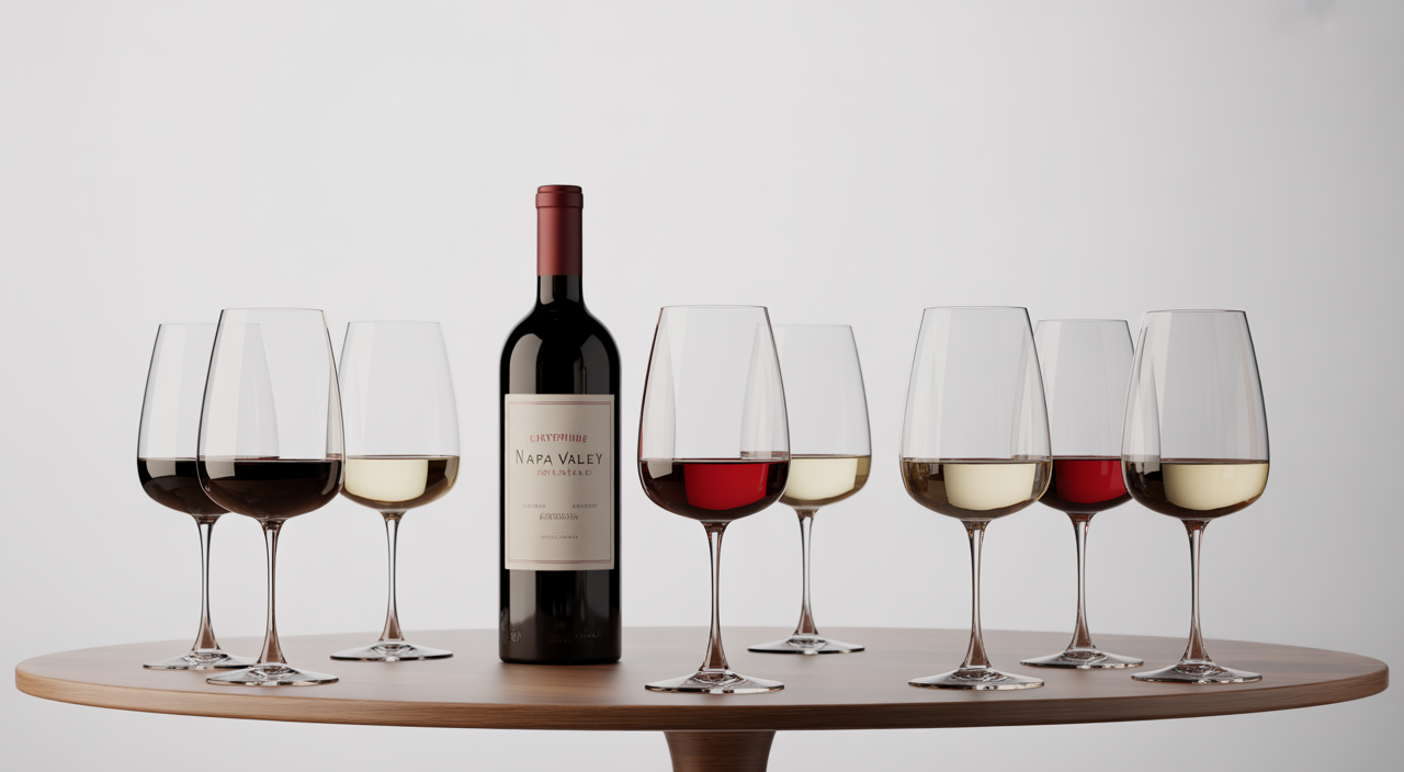 Wine tasting in Napa Valley at a scenic family-owned vineyard