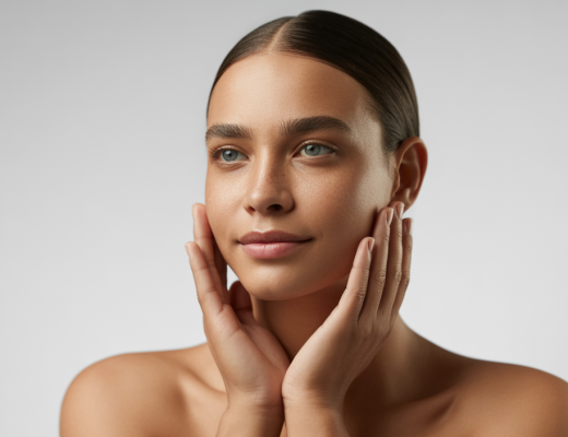 Person with clear, smooth skin after acne scar treatment, symbolizing confidence and rejuvenation.